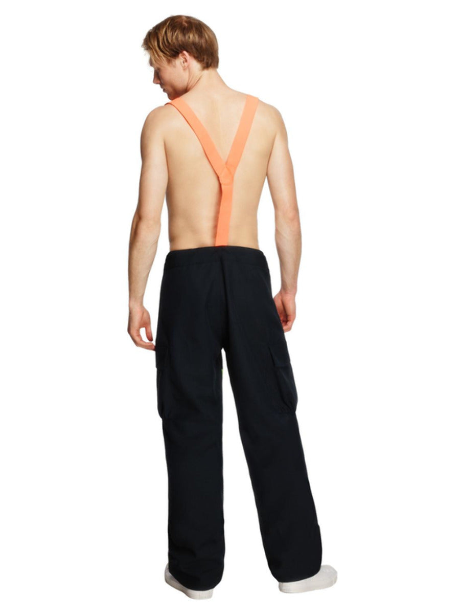 Fever Male Firefighter Costume, Blue - 3