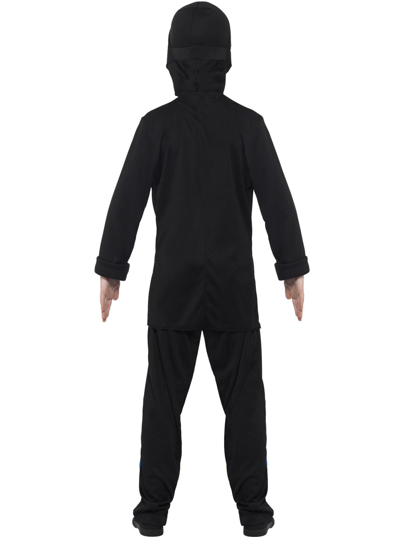 Ninja Assassin Costume, Black & Blue 2