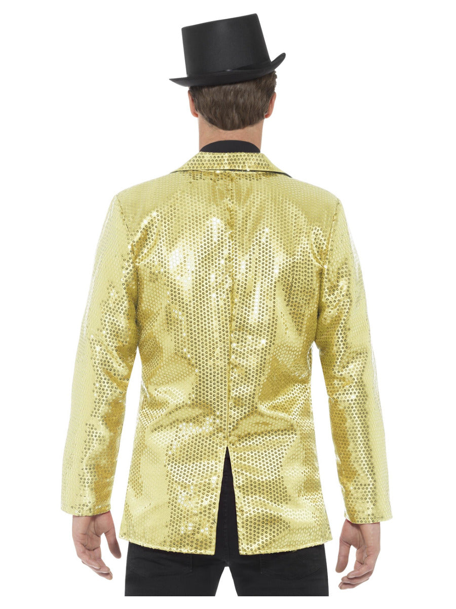 Sequin Jacket, Mens, Gold - 3