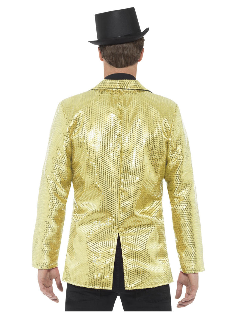 Sequin Jacket, Mens, Gold - 3