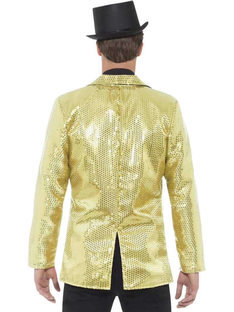 Sequin Jacket, Mens, Gold 2