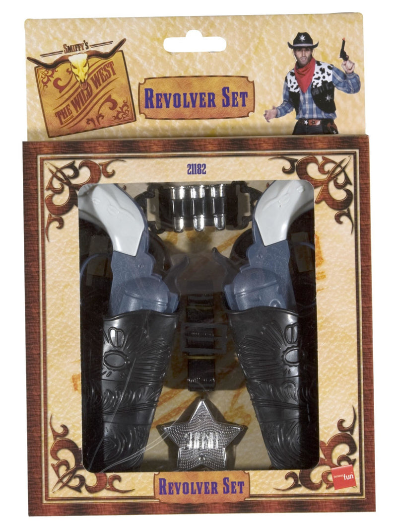 Wild West Gun Set, Grey - 1
