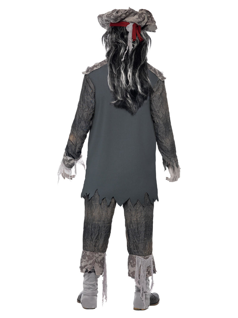 Deluxe Ghost Ship Ghoul Costume, Grey - 3