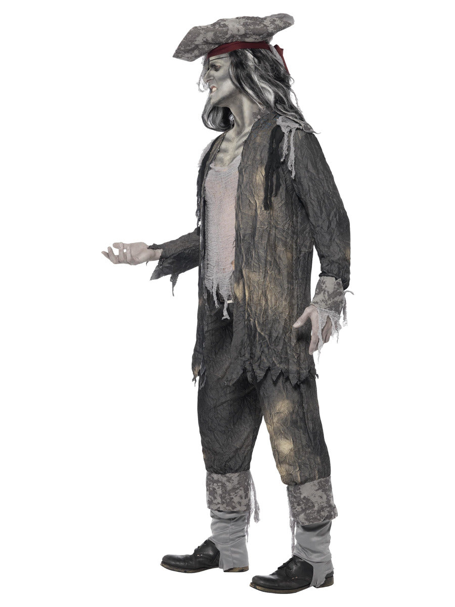 Deluxe Ghost Ship Ghoul Costume, Grey - 4