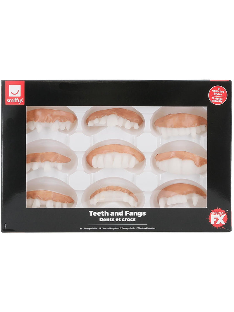 Smiffys Make-Up FX, Assorted Teeth & Fangs 2