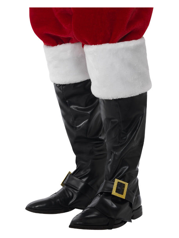 Santa Boot Covers, Black - 2