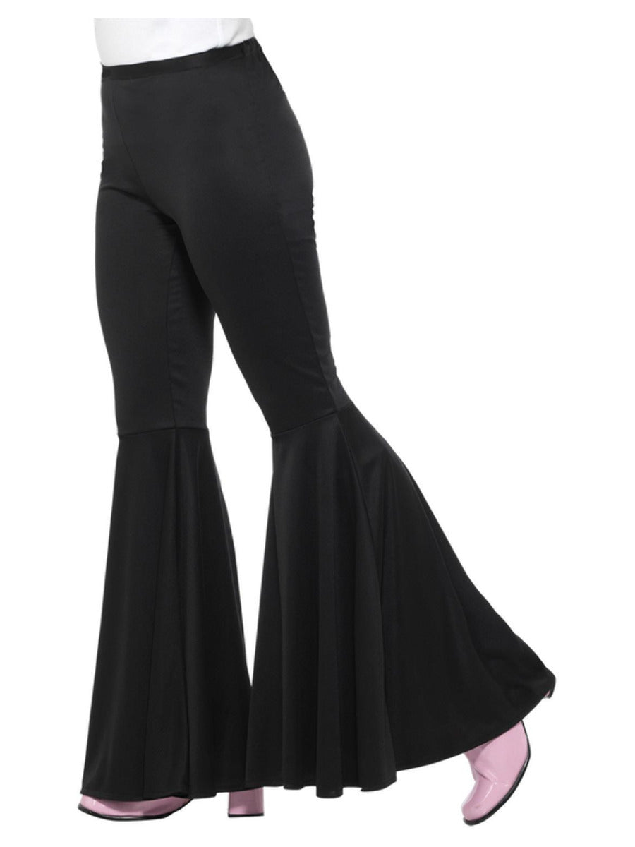 Flared Trousers, Ladies, Black - 3