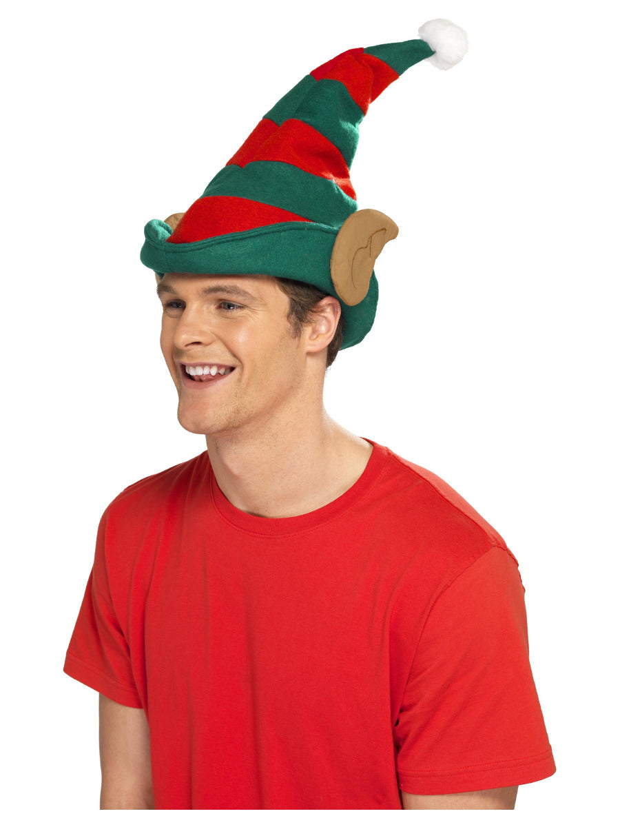 Elf Hat, Red & Green - 1
