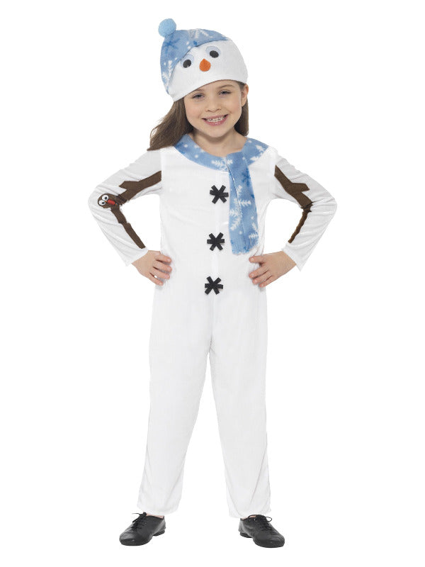Snowman Toddler Costume, White - 2