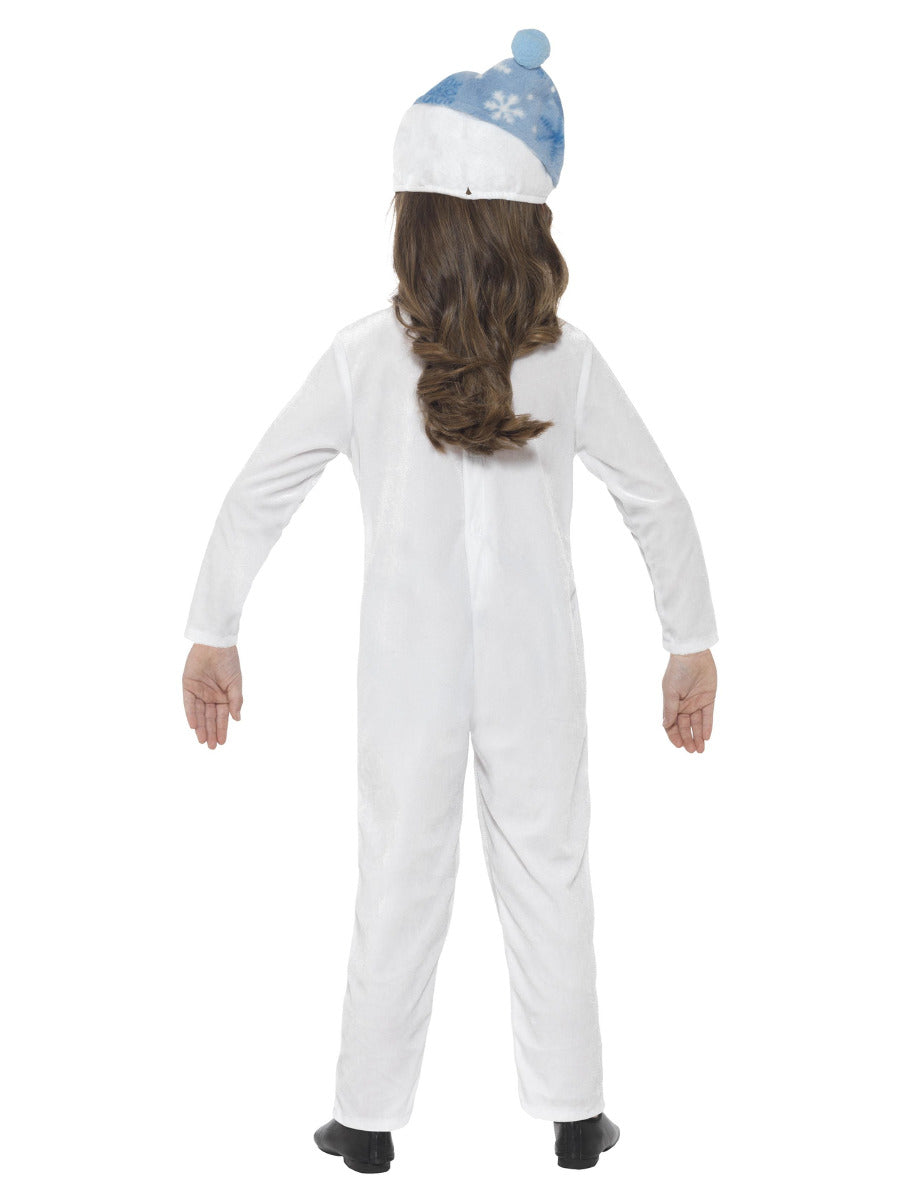 Snowman Toddler Costume, White - 3