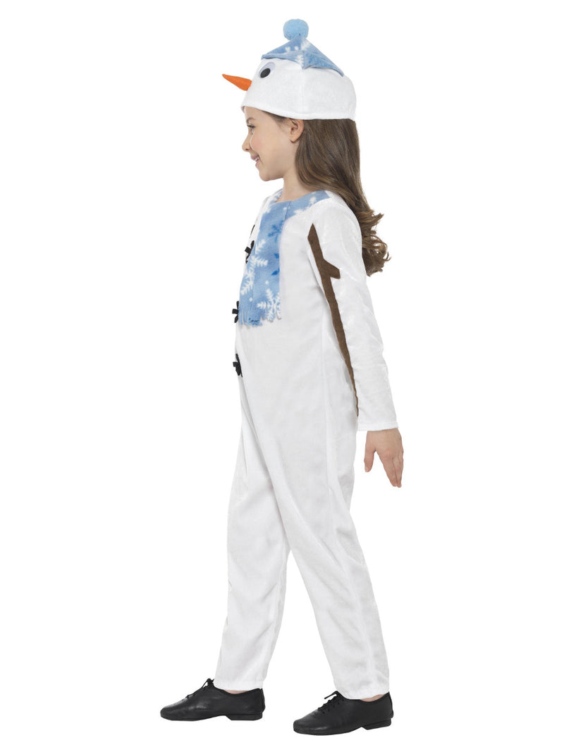 Snowman Toddler Costume, White - 4
