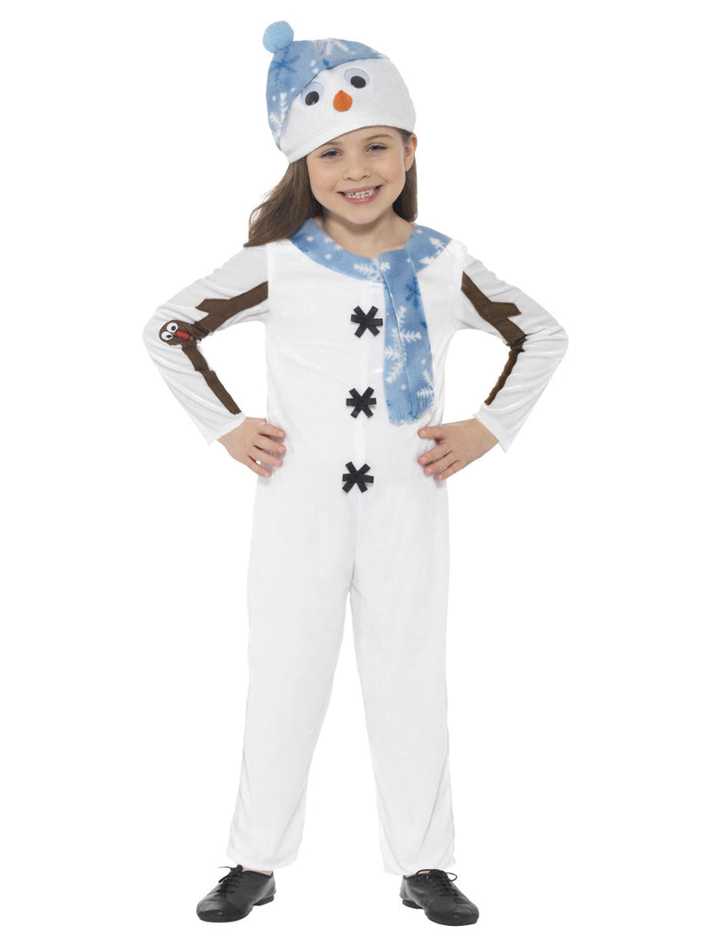 Snowman Toddler Costume, White - 1