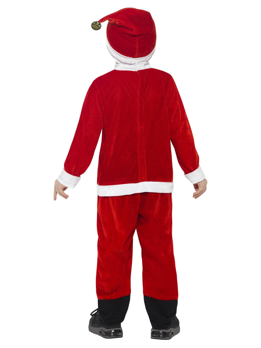 Santa Toddler Costume, Red & White - 3