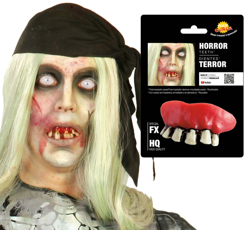 ZOMBIE TEETH WITH THERMOPLASTIC PASTE