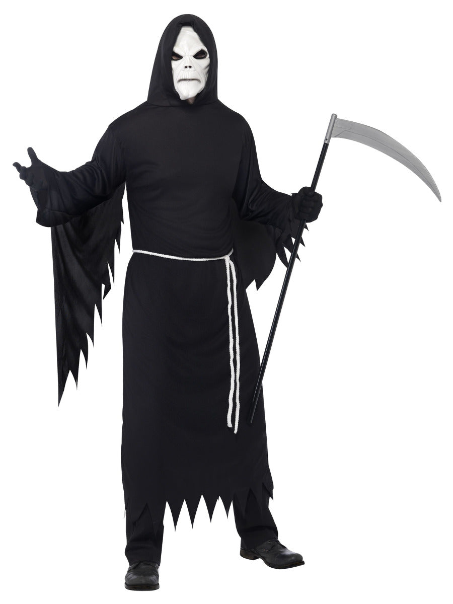 Grim Reaper Costume, Black - 1