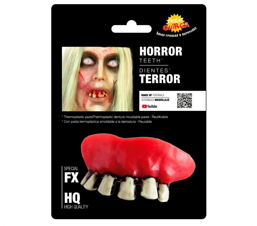 ZOMBIE TEETH WITH THERMOPLASTIC PASTE