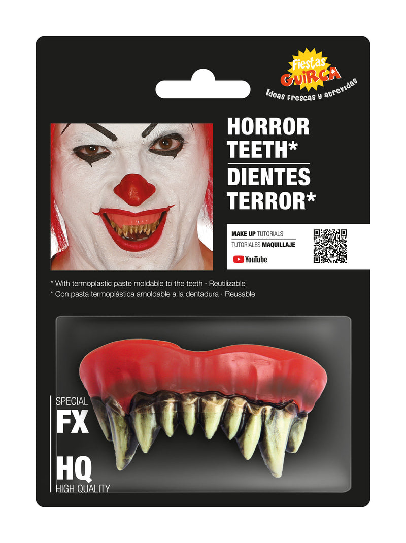 MONSTER TEETH WITH THERMOPLASTIC PASTE