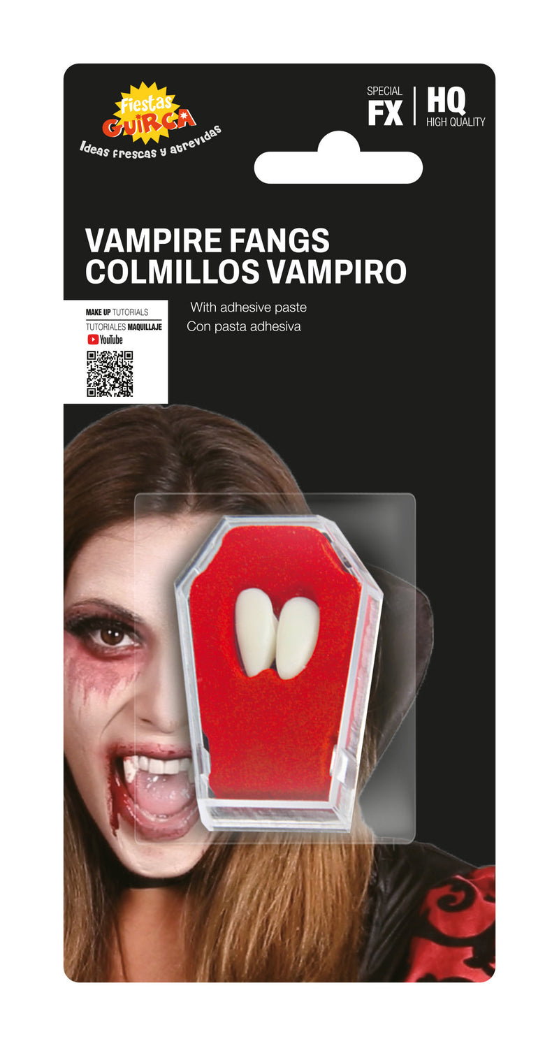 VAMPIRE FANGS WITH ADHESIVE