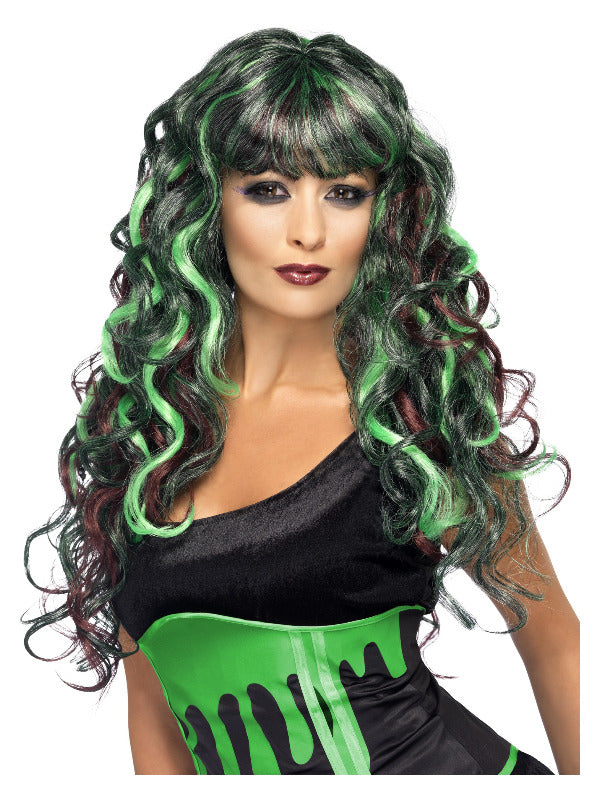 Monster Wig, Black & Green - 2