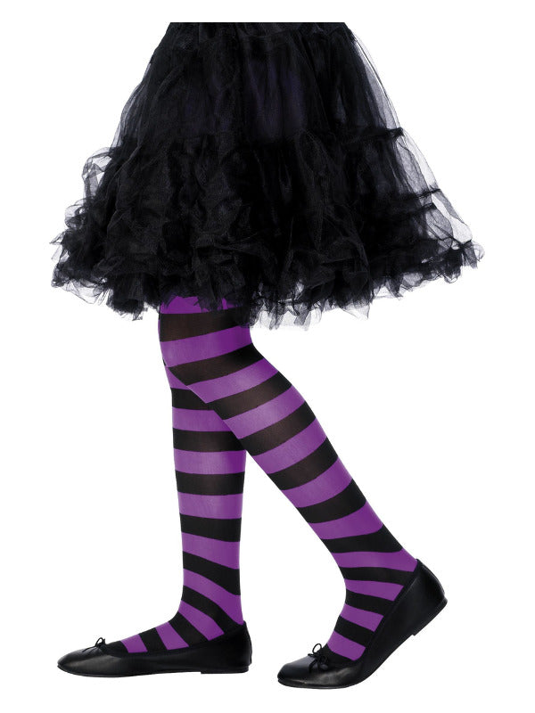 Tights, Purple & Black - 2