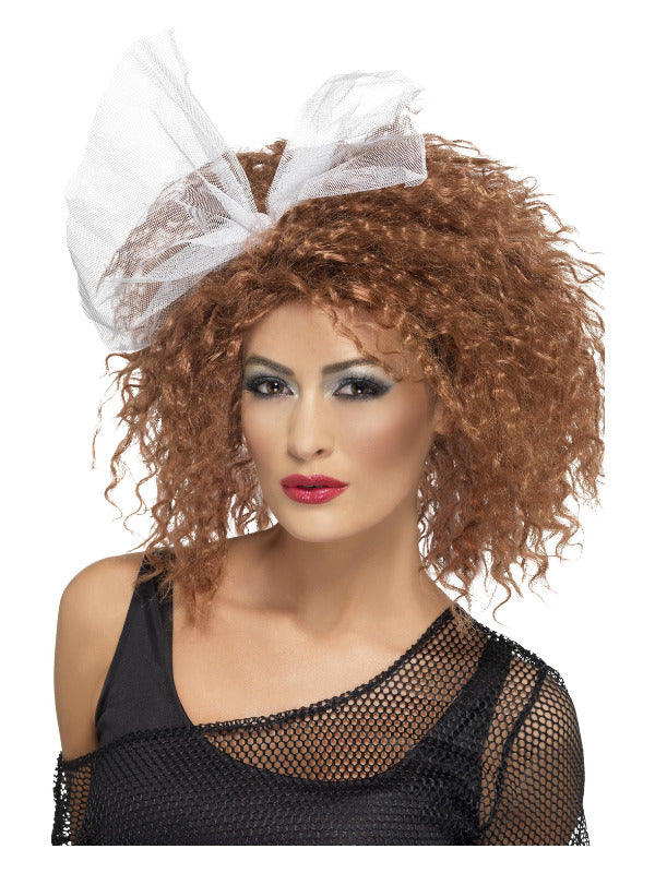80s Wild Child Wig, Brown - 2