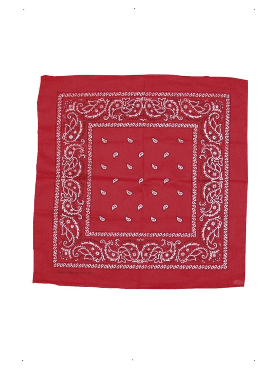 Cowboy Bandana, Red - 3