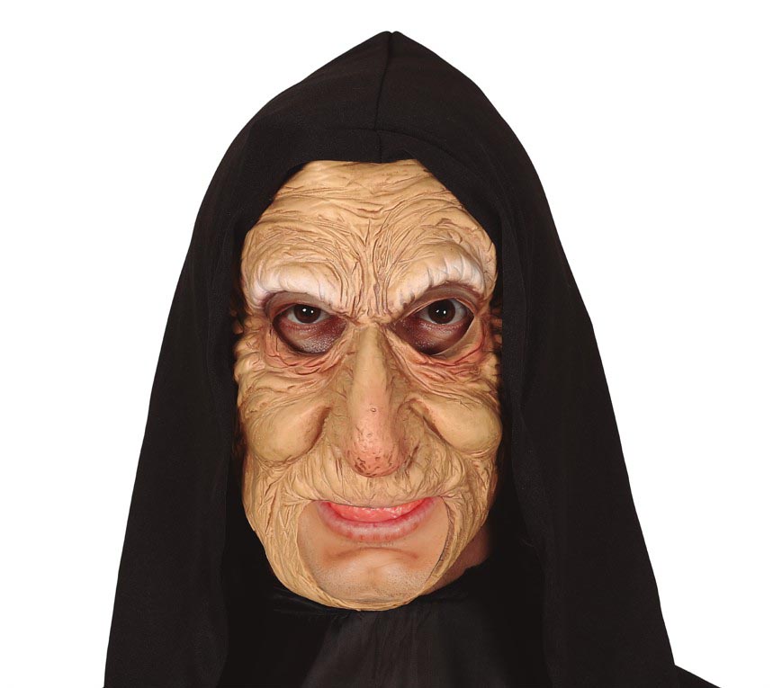 HOODED OLD LADY MASK, VINYL