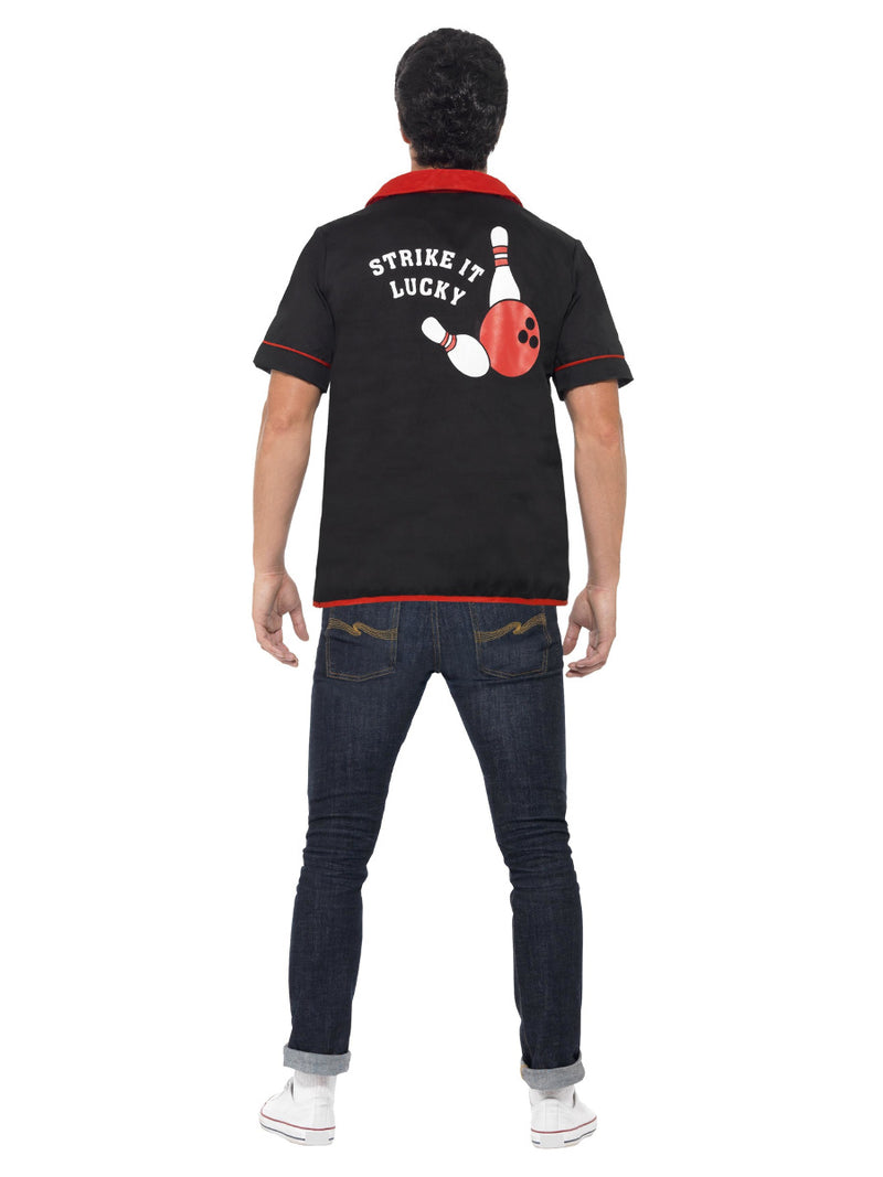 50s Bowling Shirt, Black - 3