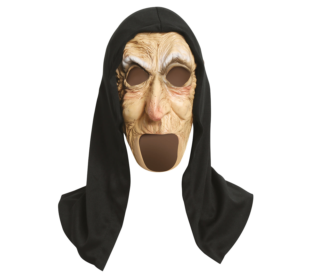 HOODED OLD LADY MASK, VINYL
