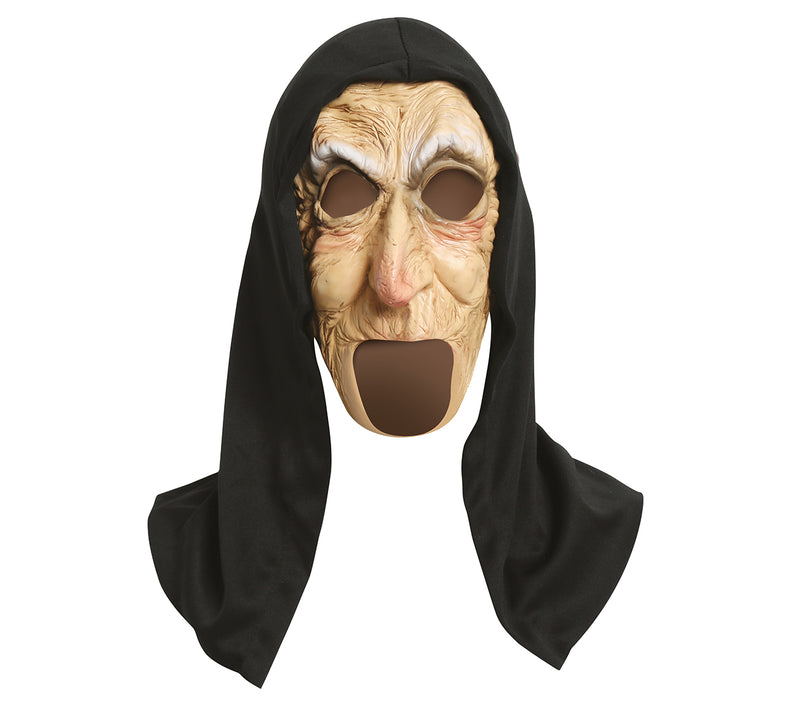 HOODED OLD LADY MASK, VINYL