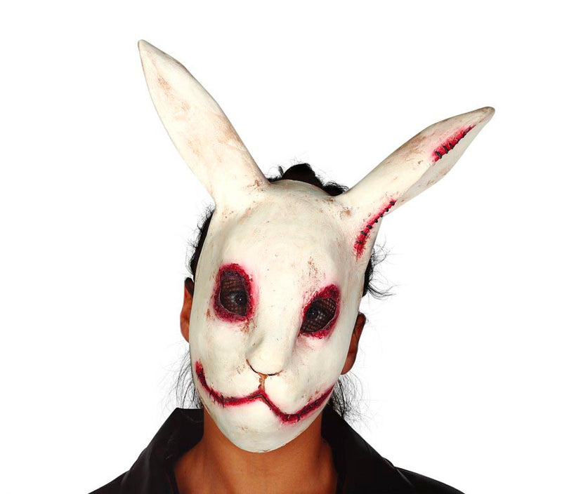 LATEX SCARY RABBIT MASK