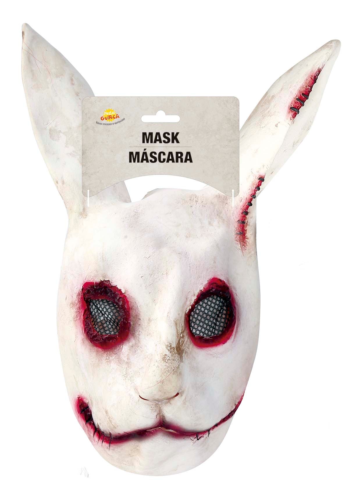 LATEX SCARY RABBIT MASK