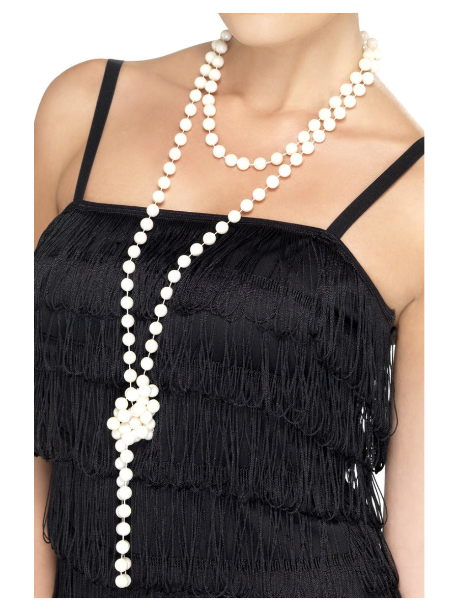 Pearl Necklace, White - 1
