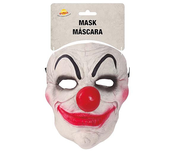 LATEX HALF CLOWN MASK