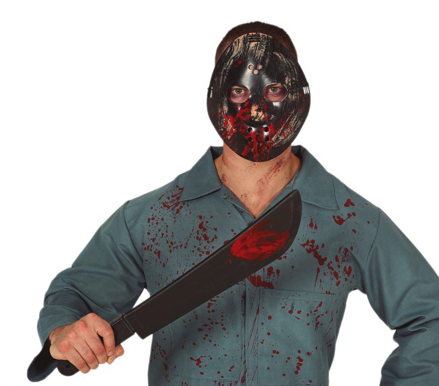 MASK AND MACHETE SET 54 CMS