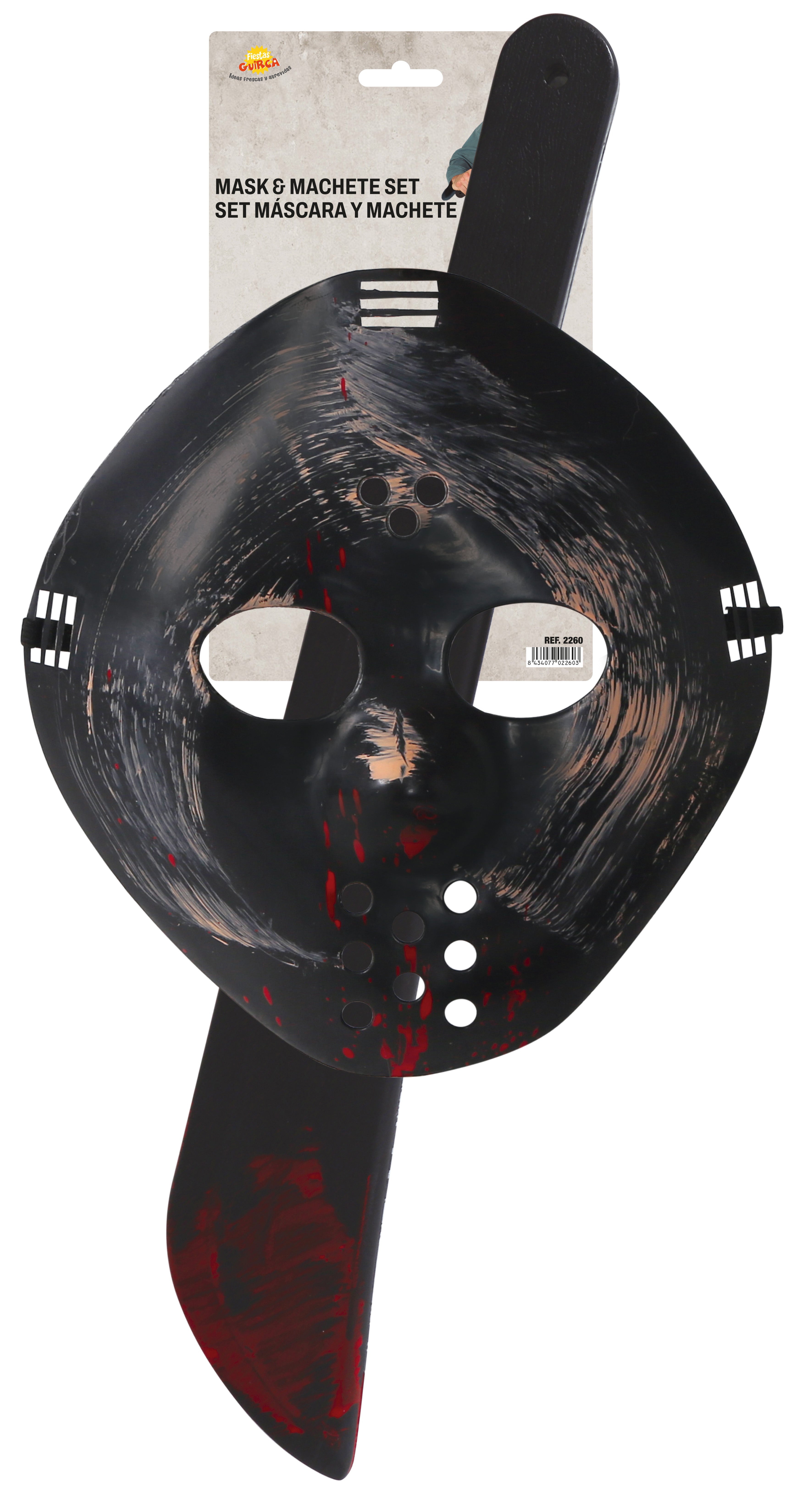 MASK AND MACHETE SET 54 CMS