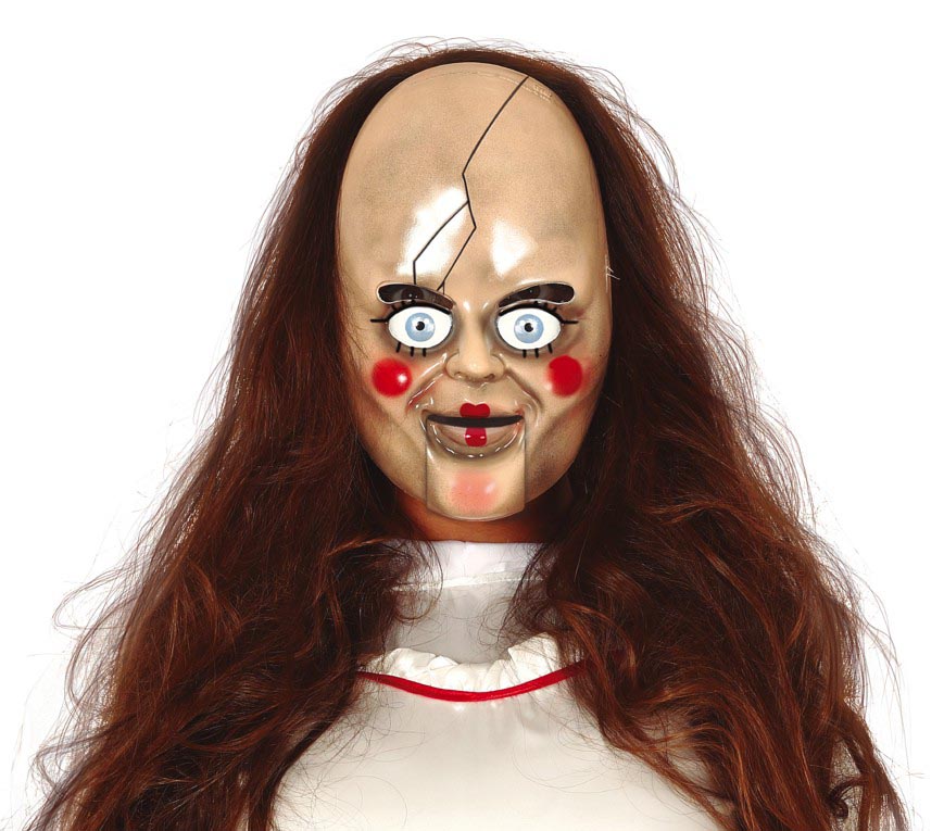 PVC SCARY DOLL MASK