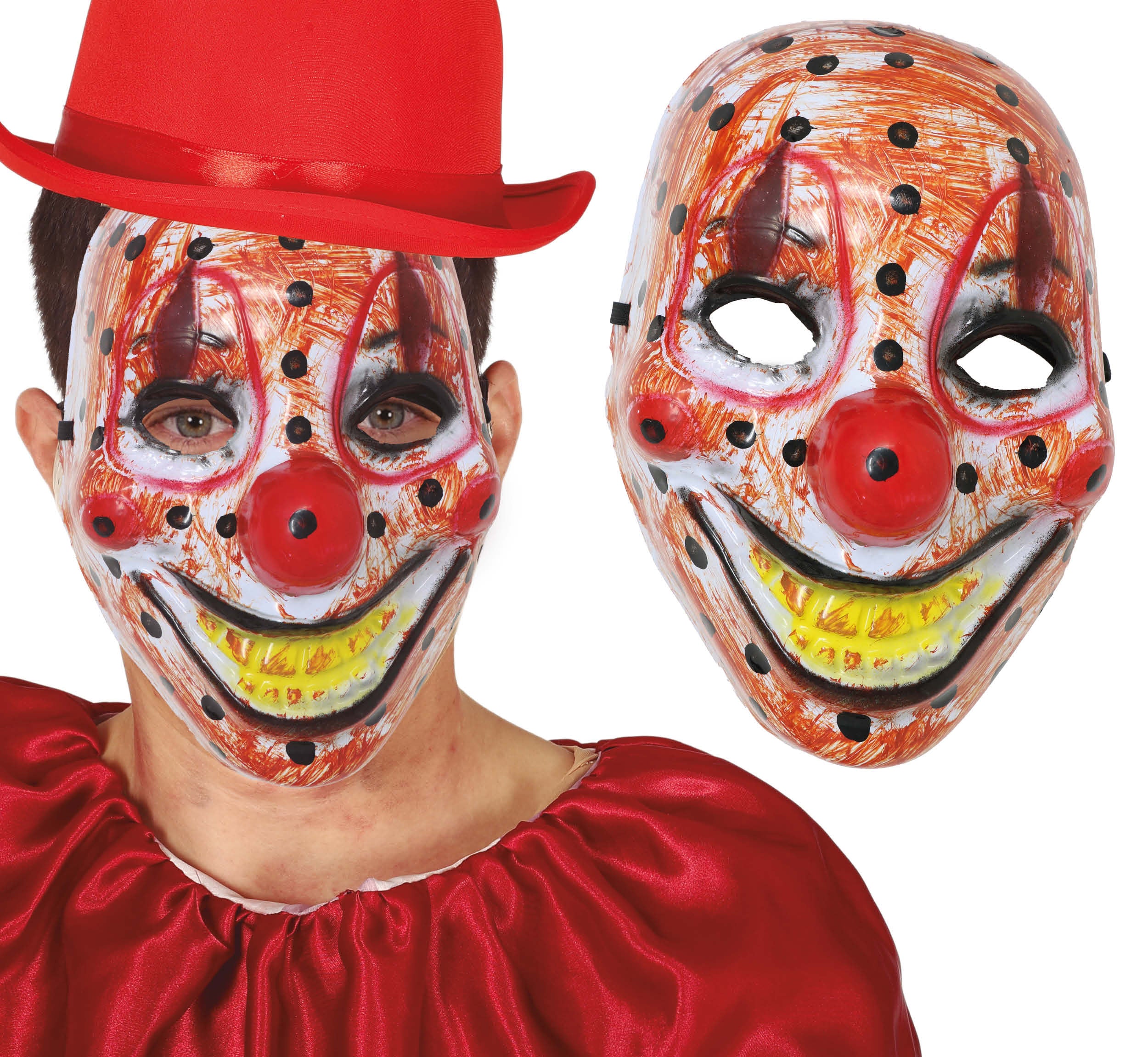 PVC CLOWN MASK