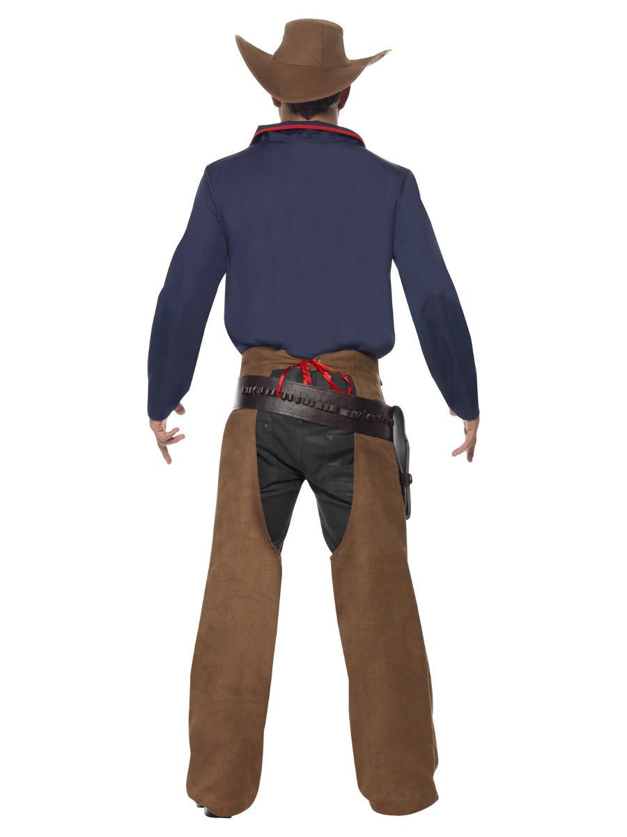 Rodeo Cowboy Costume, Blue - 3