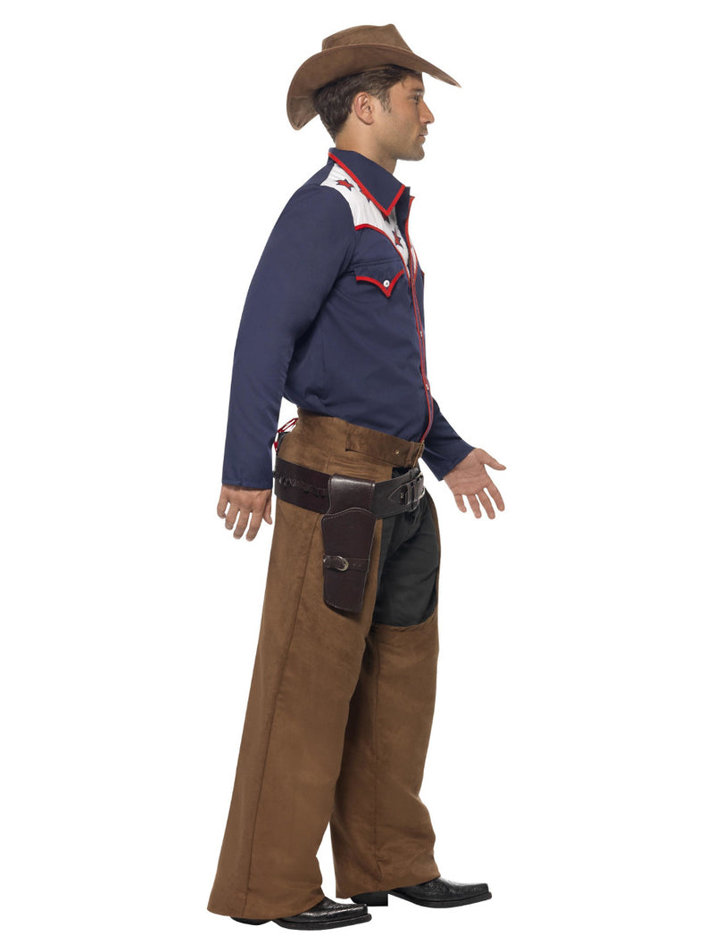 Rodeo Cowboy Costume, Blue - 4