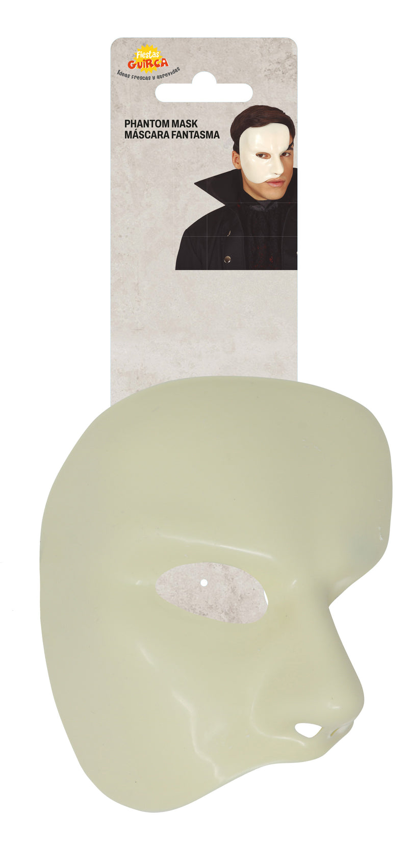 HALF GHOST MASK, PVC