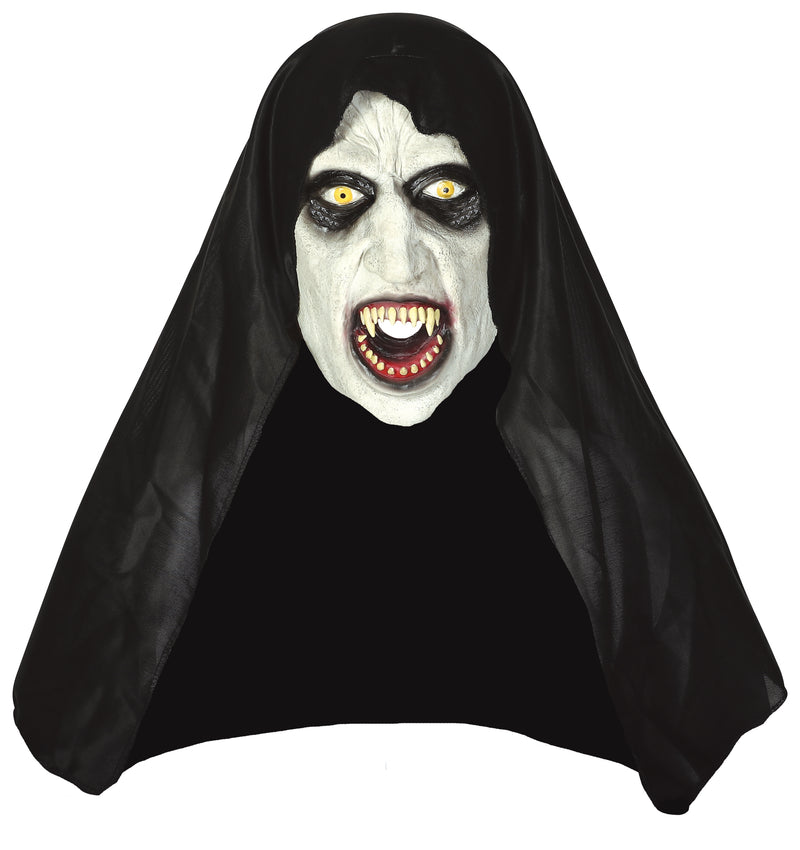 LATEX SYNISTER NUN MASK