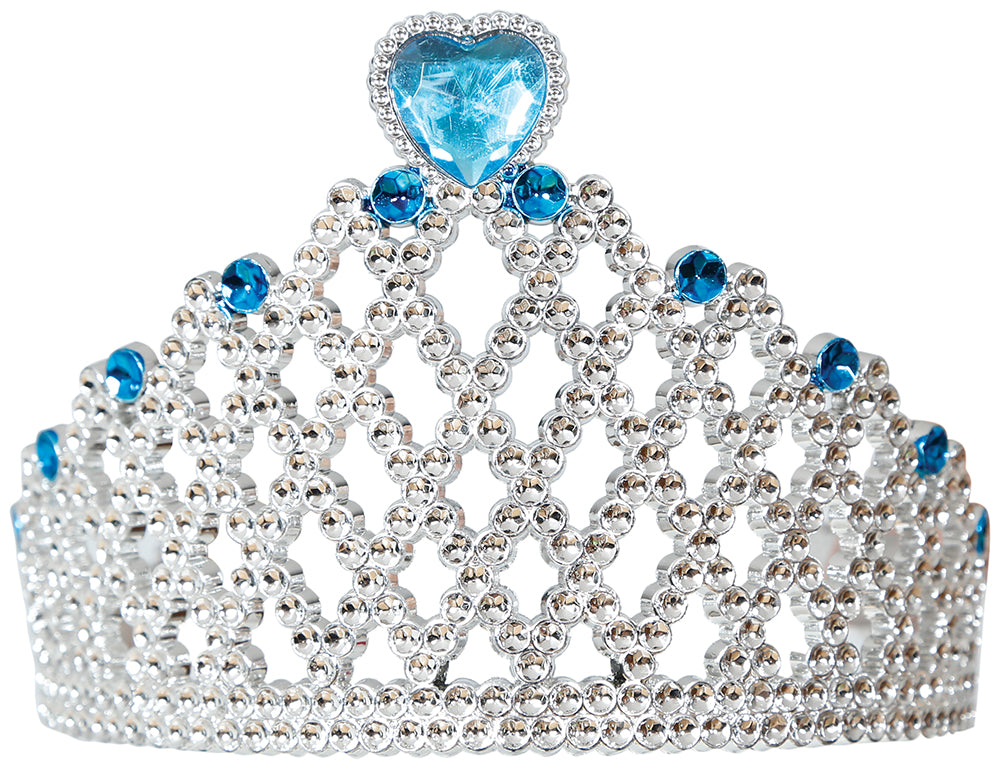 ICE PRINCESS SILVER TIARA BLUE HEART, CHILDREN