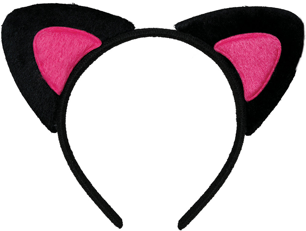 PINK CAT EARS HEADBAND, ADULTS