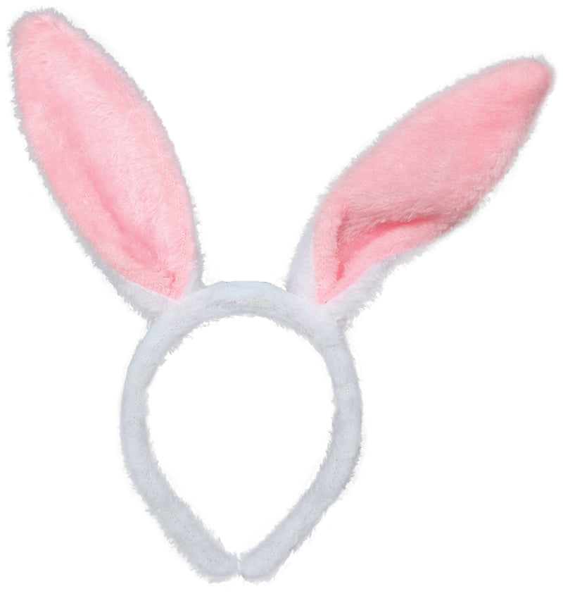 PINK RABBIT EARS HEADBAND, ADULTS