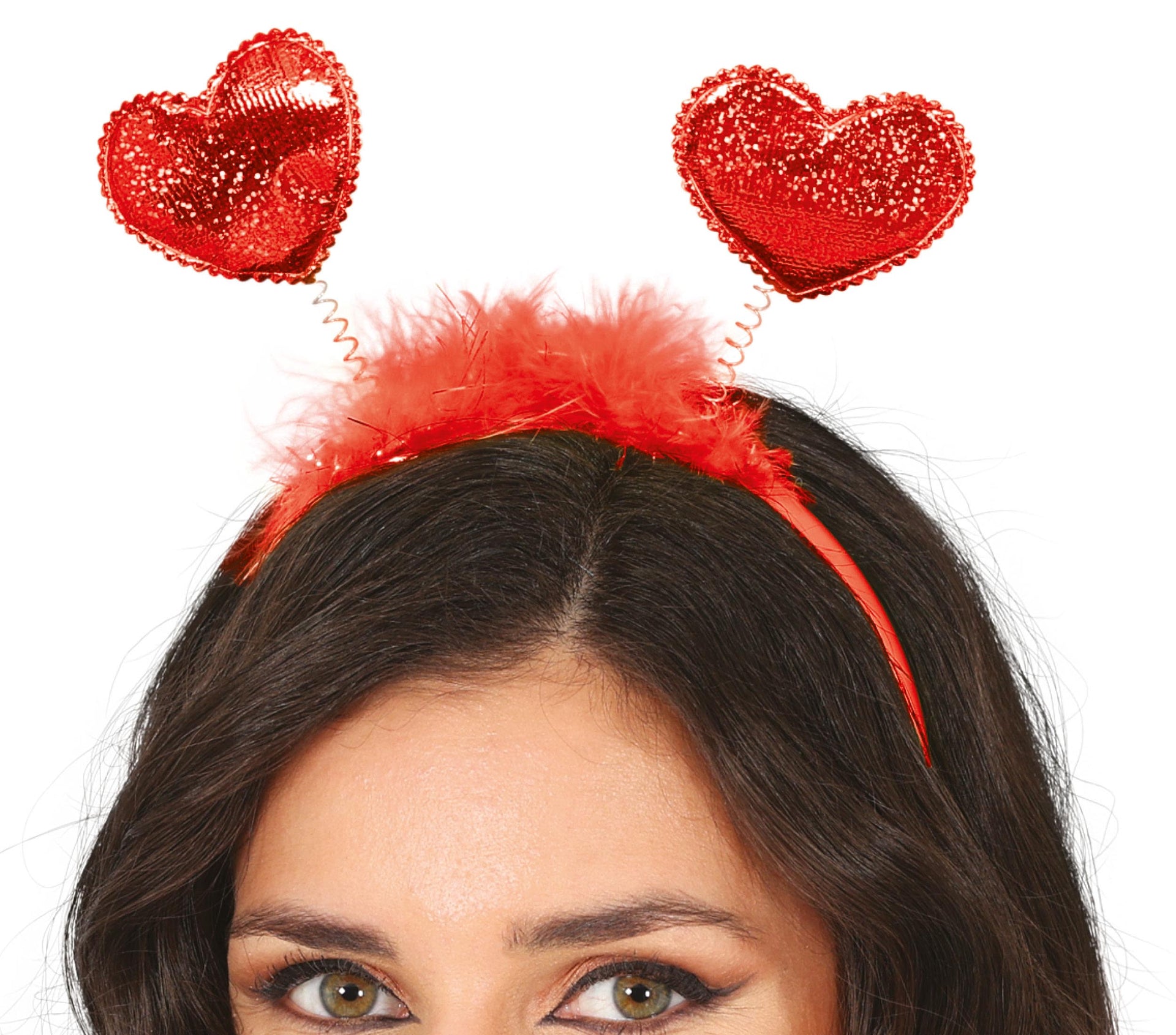 RED HEARTS HEADBAND, ADULTS