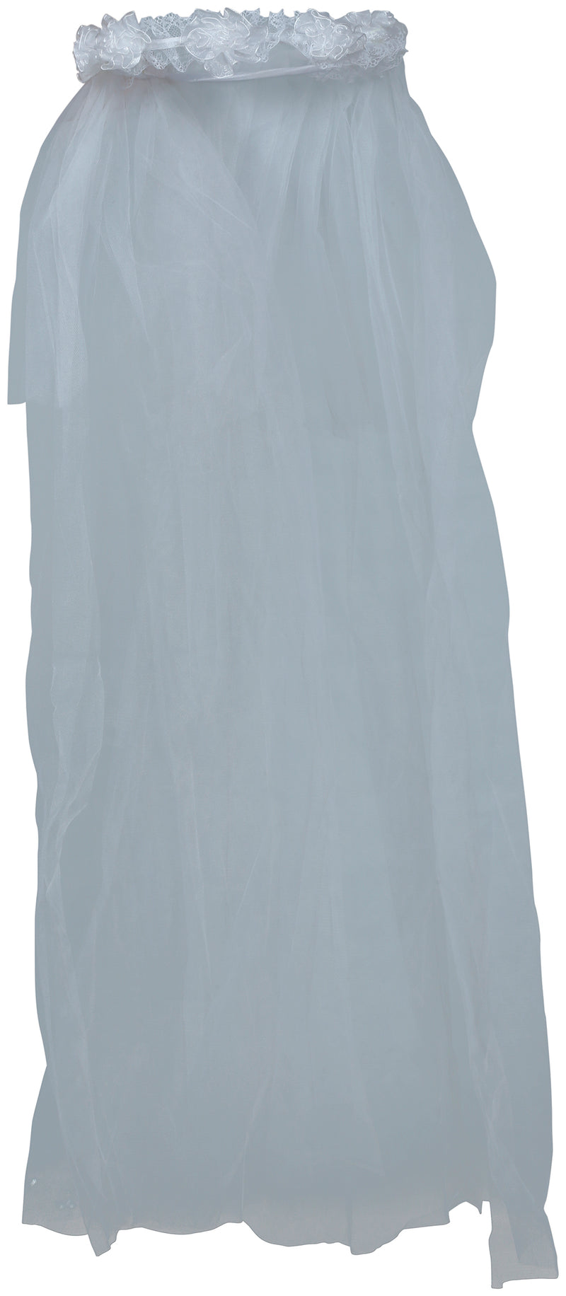 BRIDAL VEIL WITH FLOWER CROWN, ADULT