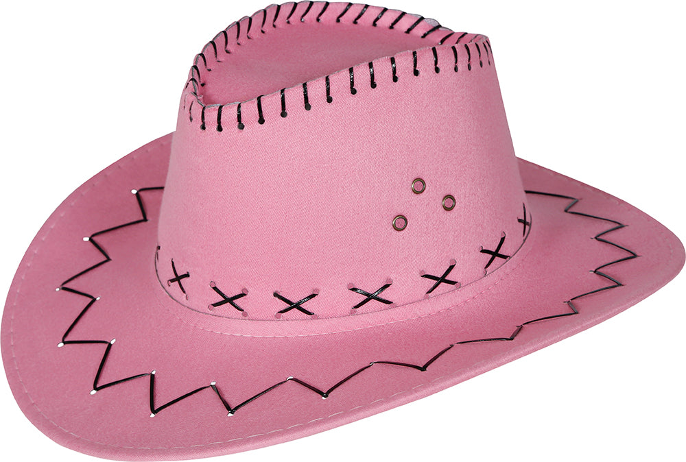 FAUX LEATHER COWBOY HAT