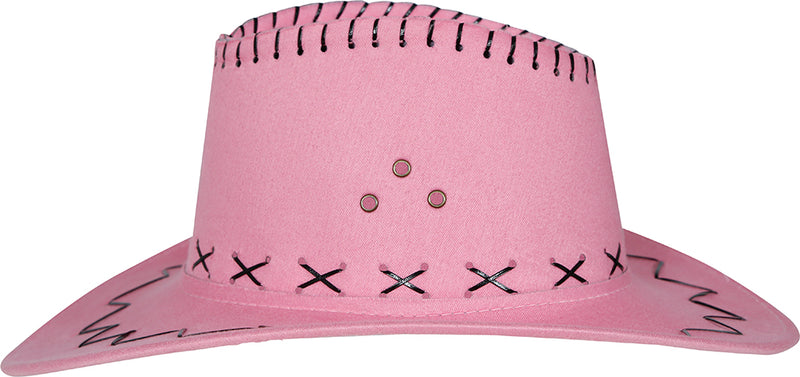 FAUX LEATHER COWBOY HAT