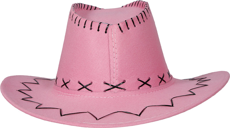 FAUX LEATHER COWBOY HAT
